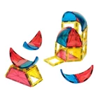 Kép 2/2 - Magnetic tiles 3D Dome Playmags 164 - 28 pcs set
