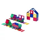 Kép 2/2 - Magnetic tiles 3D Train Playmags 153 - 50 pcs set