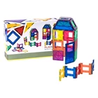 Kép 1/3 - Magnetic tiles 3D Playmags 161 - 48 pcs set