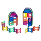 Kép 3/3 - Magnetic tiles 3D Playmags 162 - 24 pcs set