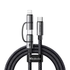 Kép 1/3 - Mcdodo 2in1 cable CA-0450 USB-C to USB-C + Lightning, 1.2 m