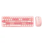 Kép 1/3 - MOFII Wireless Keyboard+Mouse iBean Pro New 2.4G (Pink)