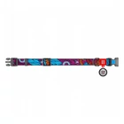 Kép 3/3 - Nylon dog collar with QR code Waudog "Summer" size S