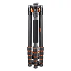 Kép 4/4 - Tripod K&F Concept D255C4+BH-28L + Quick Release Plate kits