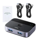 Kép 2/2 - Switch USB 3.0 (2x2) Ugreen CM757, 5 Gbps + 2x USB cable 1.5m