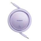 Kép 3/8 - USB Cable Baseus Free2Pull USB-C to iP 20W 1m (purple)