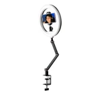Kép 1/2 - APEXEL APL-FL20 tripod/ring light (black)