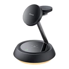 Kép 1/3 - Mcdodo CH-4952 3-in-1 15W wireless charger (phone/TWS/Apple watch) black