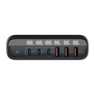 Kép 3/4 - Power charger with display 140W LDNIO A6140C 3x USB-A + 3x USB-C, US/UK/EU (black)