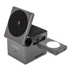 Kép 1/5 - Choetech T632-F 3-in-1 15W inductive charger (black)