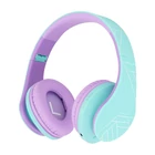 Kép 1/5 - Wireless Headphones for kids PowerLocus P2 (blue-purple)