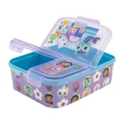 Kép 3/3 - Lunch Box for Kids STOR 21220 3 Compartments Gabby's Dollhouse (purple)