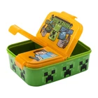 Kép 2/3 - Lunch Box for Kids STOR 40420 3 Compartments Minecraft (orange&green)