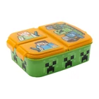 Kép 3/3 - Lunch Box for Kids STOR 40420 3 Compartments Minecraft (orange&green)