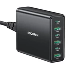Kép 1/2 - Rocoren power charger 3x USB-C, 3x USB-A, 60W (black)