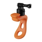 Kép 1/2 - Telesin multifunctional silicone mount for sports cameras (orange)