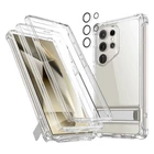 Kép 2/2 - Case Armor Kickstand Samsung S24 Ultra (transparent)
