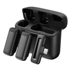 Kép 3/3 - APEXEL APL-MIC008 USB-C mikrofon töltőtokkal, 2 db