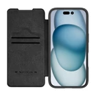 Kép 4/4 - Etui Nillkin Qin Prop Leather iPhone 16 (czarny)