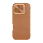 Kép 2/4 - Etui Nillkin Qin Prop Leather iPhone 16 (brązowy)