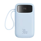 Kép 1/9 - Baseus QPow2 külső akkumulátor 20000mAh 30W 2xUSB-C (kék)