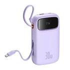 Kép 2/9 - Baseus QPow 2 20000mAh 30W 2xUSB-C külső akkumulátor (lila)