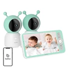 Kép 1/3 - Boifun 6T electronic rotating nanny 2 cameras + monitor