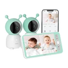 Kép 3/3 - Boifun 6T electronic rotating nanny 2 cameras + monitor