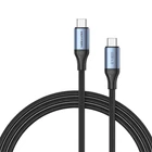 Kép 3/4 - USB-C to USB-C 240W Vention TAVHF USB 4.0 5A 1m 40Gbps cable (gray)