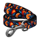 Kép 1/2 - Nylon dog leash, pattern ''Oranges'' length 122 cm Waudog