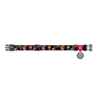 Kép 3/4 - Waudog "Oranges" nylon dog collar with QR code, size M