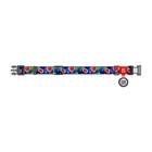 Kép 4/4 - Waudog "Fig" nylon dog collar with QR code, size S