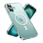 Kép 2/2 - Magnetic Case MagSafe for iPhone 16 Ugreen CA109 (Transparent)