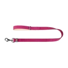 Kép 2/2 - WAUDOG natural leather dog leash 25 mm wide, 122 cm long pink