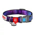 Kép 2/4 - Waudog nylon dog collar with QR code "NASA21", size XL