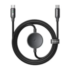 Kép 1/4 - Mcdodo CA-4170 2-in-1 USB-C cable + Samsung Watch wireless charger, 60W, 1.5m