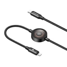 Kép 3/4 - Mcdodo CA-5680 2-in-1 USB-C to Lightning cable + Apple Watch charger, 36W, 1.5m