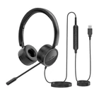Kép 1/2 - Wired headphones with microphone New Bee NB-H360 (black)