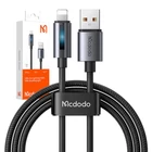 Kép 5/5 - Mcdodo CA-5660 USB-A to Lightning cable with flashing light 1.2m (black)