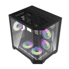 Kép 9/10 - Darkflash FT350 számítógépház + 5 ARGB ventilátor (fekete)