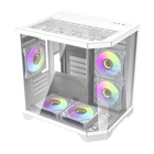 Kép 9/10 - Darkflash FT350 számítógépház + 5 ARGB ventilátor (fehér)
