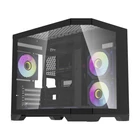 Kép 1/10 - Darflash FT418 számítógépház + 6 ARGB ventilátor (fekete)