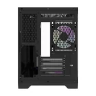 Kép 2/10 - Darflash FT418 számítógépház + 6 ARGB ventilátor (fekete)