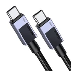 Kép 2/3 - Ugreen USB-C to USB-C PD Fast Charging Cable L512 (Space Gray) 0,5m