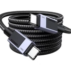 Kép 3/3 - Ugreen USB-C to USB-C PD Fast Charging Cable L512 (Space Gray) 0,5m