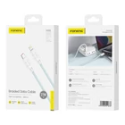 Kép 2/2 - Foneng XS02 PD27W USB-C to Lightning cable, 1.2m (blue)
