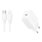 Kép 7/7 - Joyroom JR-TCF20 network charger with C-Lightning 20W 1m cable (white)