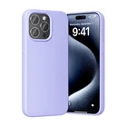 Kép 3/4 - Vention KUFV0-40 Silicone Case for iPhone 15 Pro Max (purple)
