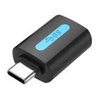 Kép 2/4 - Vention USB adapter CDUB0, USB-C male to USB 3.0 female (black)