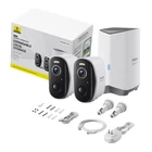 Kép 7/7 - Baseus N1 2K Outdoor Camera Set of 2 (White)